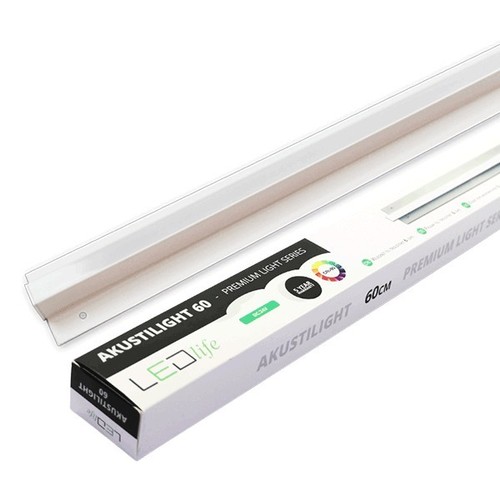Rail LED Troldtekt 60 cm - 19W, Akustilight, encastré, 24V