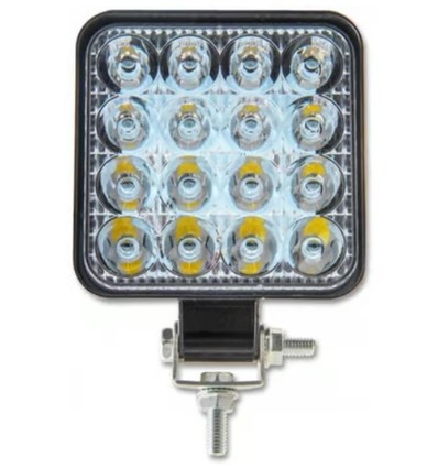 LED 48W, 12V / 24V - Blanc froid, phare de travail, voiture, camion, tracteur, remorque, véhicules d'urgence