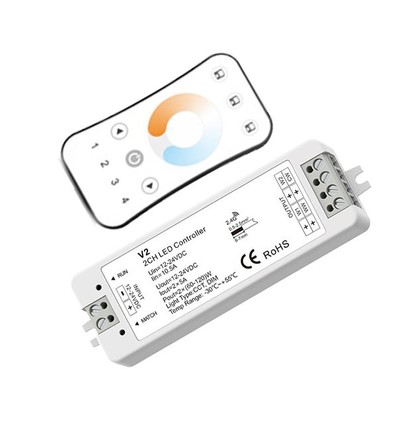 LEDlife rWave contrôleur CCT avec télécommande - 12V (120W), 24V (240W)