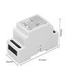 GledoptoPro contrôleur 5 en 1 pour rail DIN - compatible Hue, RVB+CCT
