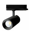 Spot sur rail triphasé 27W RA90 - Noir, deux angles de diffusion