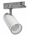 Spot sur rail triphasé 27W RA90 - Blanc, deux angles de diffusion