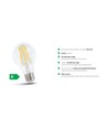 Ampoule LED Spectrum 6,8W - 213 lm/W, A60, filament, verre clair, culot E27
