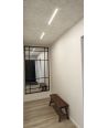 Kit rails LED Troldtekt 6x60 cm - Encastré, Triac dimmable, Akustilight incl. câbles et driver