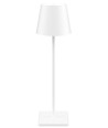 Lampe de table LED rechargeable intérieur/extérieur - Blanc, tactile dimmable, CCT, IP54 extérieur