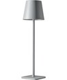 Lampe de table LED rechargeable intérieur/extérieur - Gris, tactile dimmable, CCT, IP54 extérieur