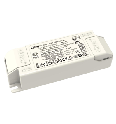 Driver LED Lifud 40W dimmable - interface de signal 0/1-10V, sans scintillement, notamment pour grands panneaux LED