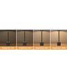 Lampe de table LED rechargeable - Noir, tactile dimmable, CCT, IP20