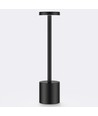 Lampe de table LED rechargeable - Noir, tactile dimmable, CCT, IP20