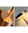 Lampe de table LED rechargeable - Cuivre, tactile dimmable, CCT, IP20