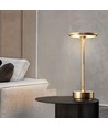 Lampe de table LED rechargeable, couleur réglable - Or, tactile dimmable, IP20