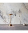 Lampe de table LED rechargeable, couleur réglable - Or, tactile dimmable, IP20