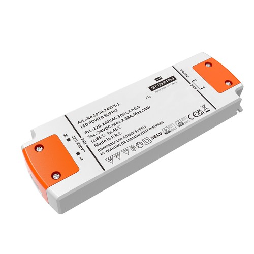 Alimentation dimmable Snappy 50W / 24V DC - 2.08A, IP20 intérieur