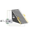Kit ruban LED COB escalier 2x5m 12W/m - 24V DC, IP20, avec détecteur