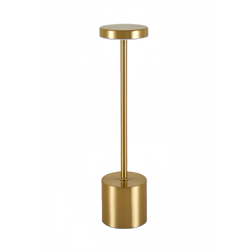 Lampe de table LED rechargeable - Or, tactile dimmable, CCT, IP20