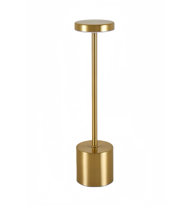 Lampe de table LED rechargeable - Or, tactile dimmable, CCT, IP20