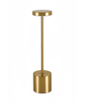 Lampe de table LED rechargeable - Or, tactile dimmable, CCT, IP20