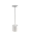 Lampe de table LED rechargeable - Blanche, tactile dimmable, CCT, IP20