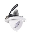 Downlight 30W Ø16,5cm - Perçage : Ø15 cm, Dimensions : Ø16,5 cm, 4100lm, Angle réglable