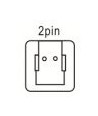 Tube LED compact 9W GR8q 2 broches - Culot 2D