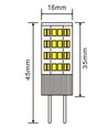 Ampoule LED GY6.35 3W dimmable - 12V AC/DC