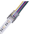 Connecteur de bande LED pour fils dénudés - 12mm, RGB+CCT, IP20, 5V-24V