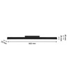 Rail lumineux Spectrum SHIFT 17W - Noir, IRC90, 60 cm