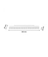17W RA90 Grid - Blanc, 30 cm, UGR19