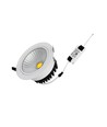 Spot encastrable COB 5W Ø8,5cm RA80 - Perçage : Ø7 cm, Dimensions : Ø8,5 cm, bord blanc, 2700K