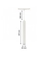 Suspension 12W RA90 SHIFT - Blanc, 30 cm