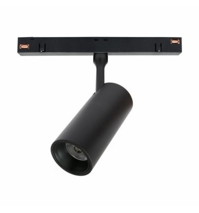 Spot sur rail 6W RA90 SHIFT - 24 degrés, Noir