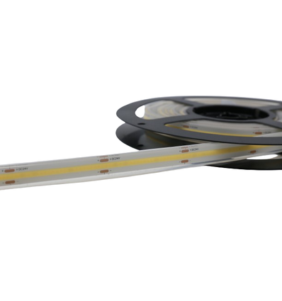 Ruban LED COB étanche 5m 12W/m - 24V DC, IP68, 480 LED par mètre, COB LED