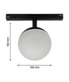 5W RA90 SHIFT Globe - Noir, Ø10 cm