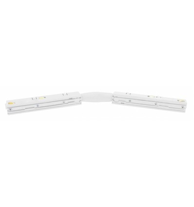 Connecteur flexible Spectrum SHIFT pour rails - Blanc