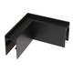 Connecteur en L Spectrum SHIFT pour rails - Noir