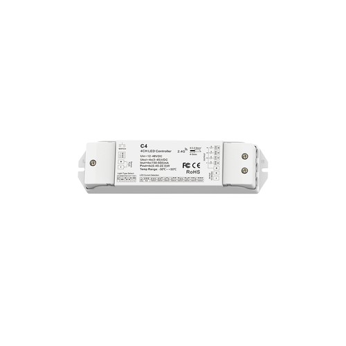 Driver rWave 4 canaux 21W / 150-500mA - 10-42V, entrée 12/24V, serre-câbles aux deux extrémités