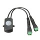 Capteur PIR pour bande LED - 12V (60W), 24V (120W), avec bornes à vis