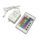 Contrôleur RGB avec télécommande - 12V (72W), 24V (144W), infrarouge