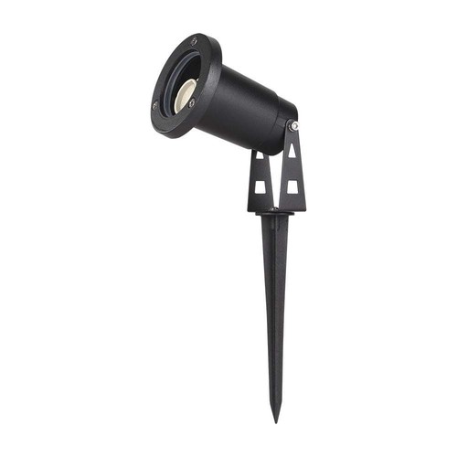 V-Tac mini piquet de jardin - GU10, IP65, noir, sans source lumineuse