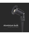 V-Tac mini piquet de jardin - GU10, IP65, noir, sans source lumineuse