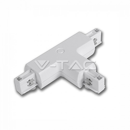 Connecteur en T pour rails - Blanc