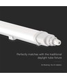 Réglette LED complète étanche 60cm 18W - IP65