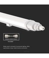 Réglette LED complète étanche 60cm 18W - IP65