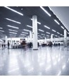 Réglette LED complète étanche 120cm 36W, câblage traversant - IP65