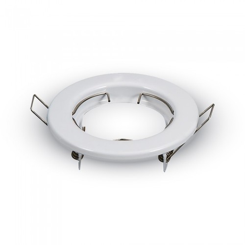 Lot de 2 kits Downlight MR16/GU10 - Sans source, blanc brillant, Trou: Ø6,5 cm, Dim: Ø8 cm