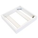 Cadre pour panneau LED 60x60 - Livré assemblé, bord blanc