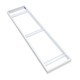Cadre pour panneau LED 120x30 - Livré assemblé, bord blanc