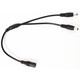 Câble diviseur DC - Pour bandes LED, 5V-48V, noir