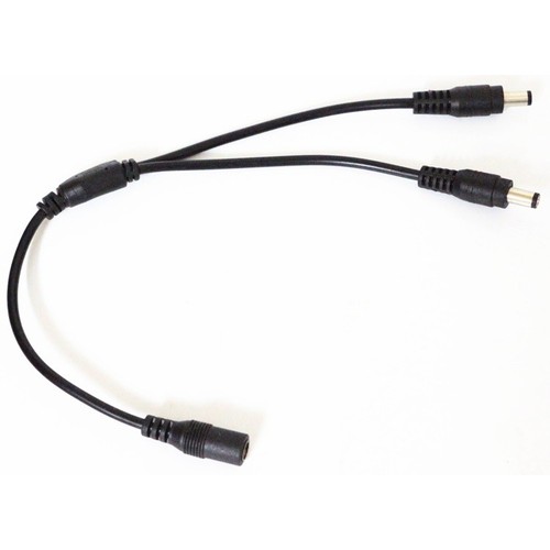 Câble diviseur DC - Pour bandes LED, 5V-48V, noir