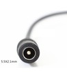 Câble diviseur DC - Pour bandes LED, 5V-48V, noir